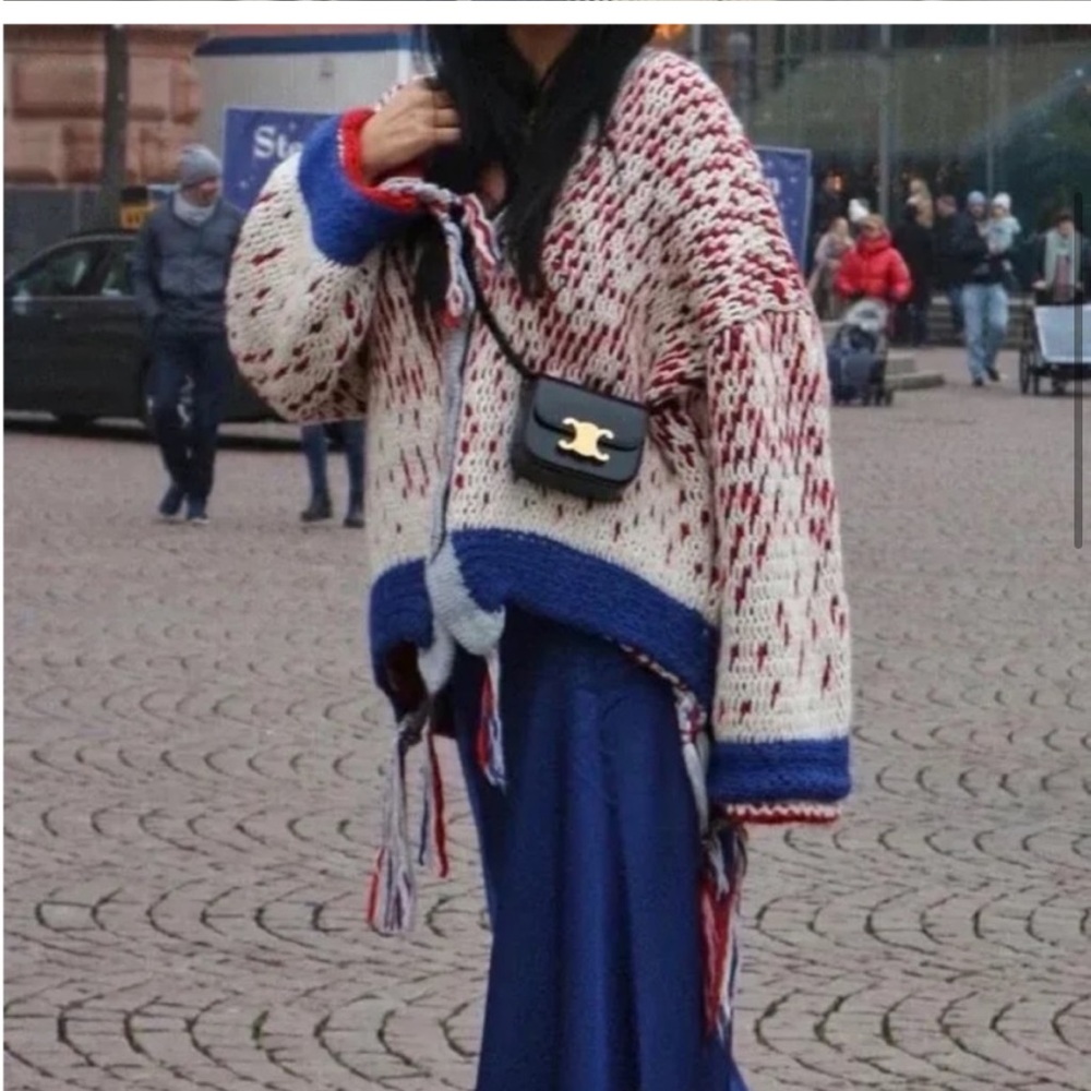 Zara fringed knit jacket - Picture 7 of 14